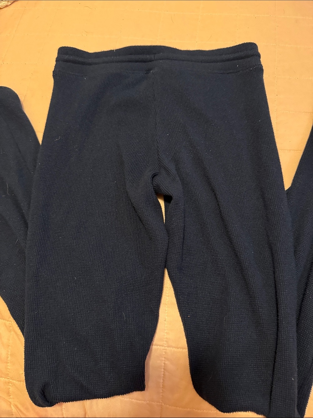 Gilly Hicks Navy Knit Lounge Pants with Drawstring - Picture 3 of 3